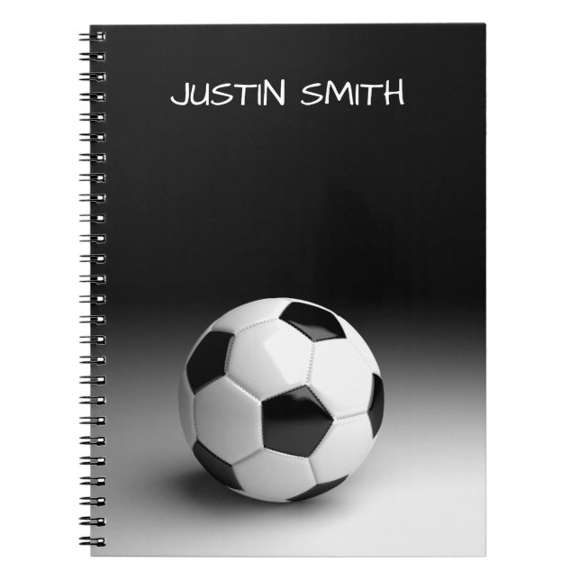 Soccer Ball Personalized Notebook (Front)