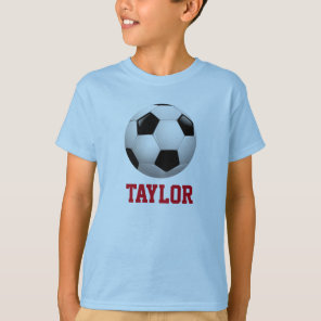 Soccer Ball Personalized T-Shirt