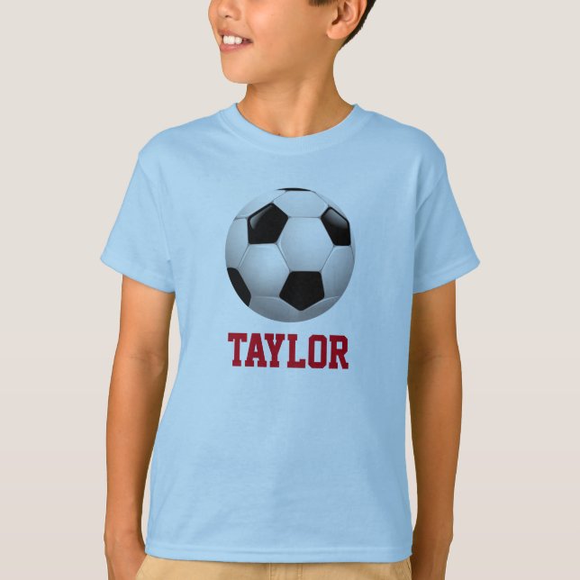Soccer Ball Personalized T-Shirt (Front)