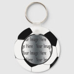 Soccer Ball Photo Keychain at Zazzle