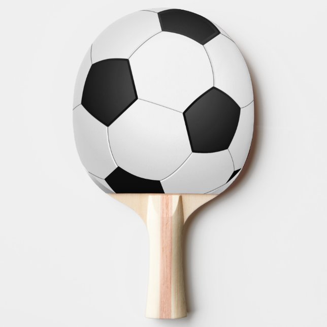 Soccer Ball Ping Pong Paddle (Front)
