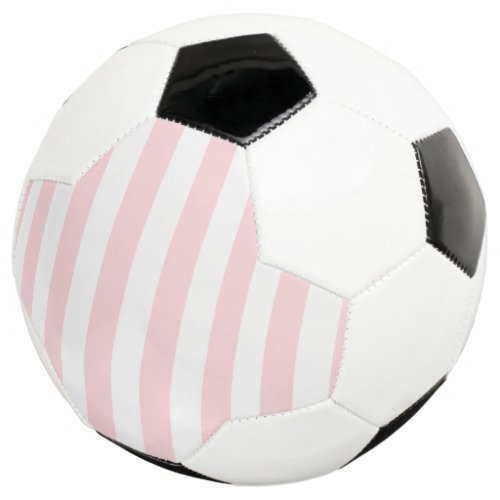 Soccer Ball Pink  White Stripe