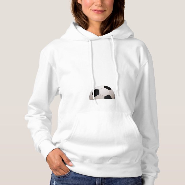 Soccer Ball Pocket  Hoodie (Front)