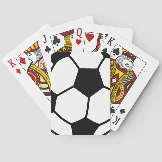 Soccer Ball Poker Cards (Back)