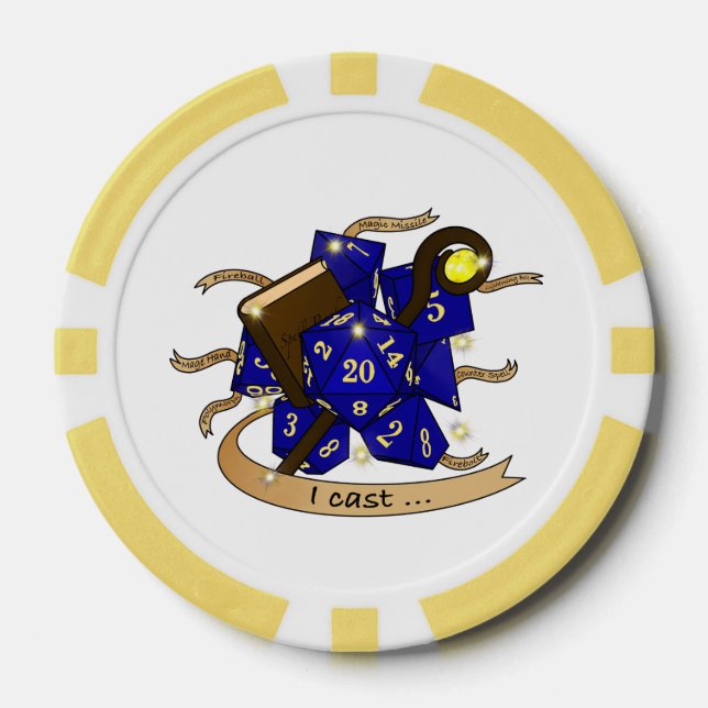 Soccer Ball Poker Chips (Front)