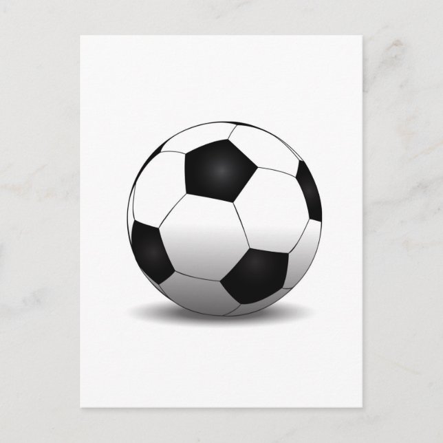Soccer ball postcard (Front)