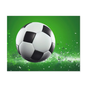 Soccer Ball Postcard