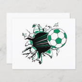 soccer ball ripping thru (Front/Back)