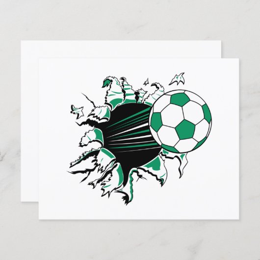 soccer ball ripping thru (Front/Back)