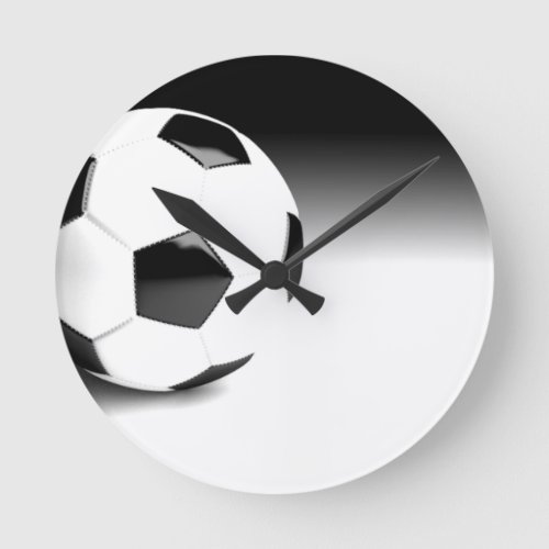 Soccer Ball Round Clock