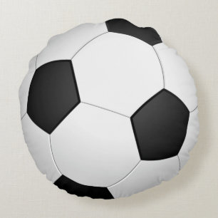 Soccer Ball Round Pillow