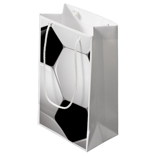 Soccer Ball Small Gift Bag (Front Angled)