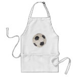 Soccer Ball Soccer Fan Football Footie Soccer Game Adult Apron at Zazzle