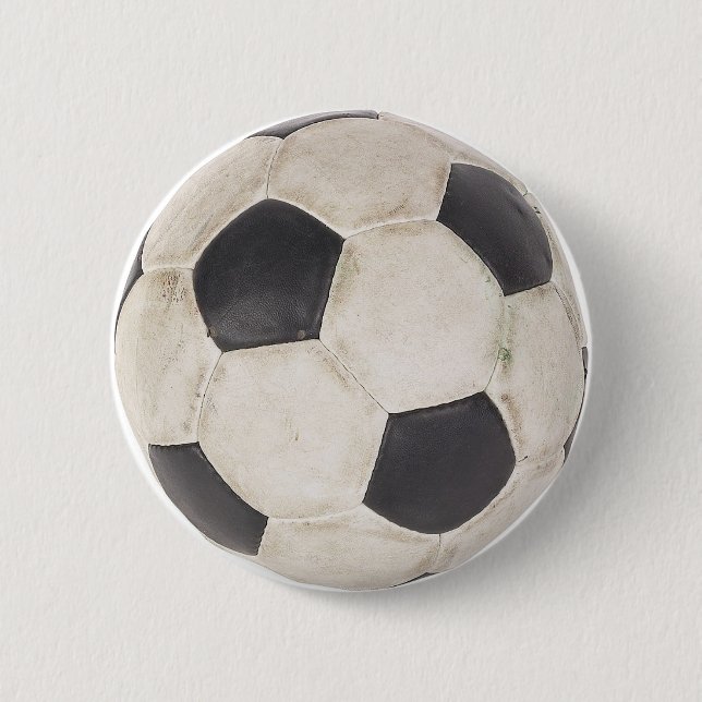 Soccer Ball Soccer Fan Football Footie Soccer Game Pinback Button (Front)