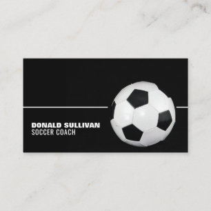 Soccer Ball, Soccer Player/Coach/Ref Business Card