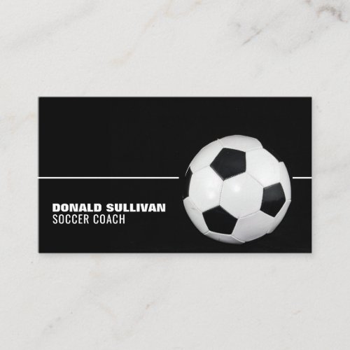 Soccer Ball Soccer PlayerCoachRef Business Card