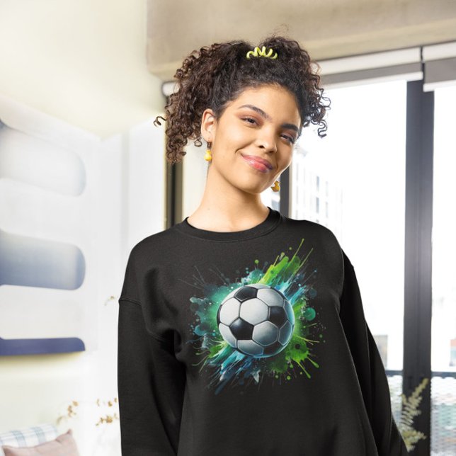 Soccer Ball Splash  Sweatshirt (Creator Uploaded)