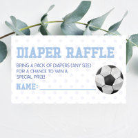 Soccer Ball Sports Baby Shower Diaper Raffle