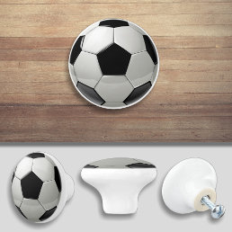 Soccer Ball Sports Door Knob Cabinet Pull
