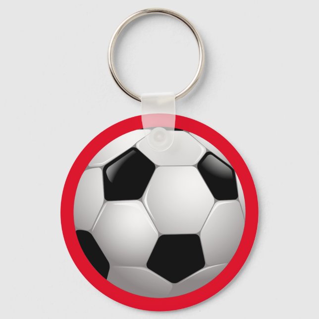 Soccer Ball Sports Keychain (Front)