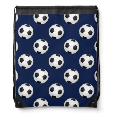 Soccer Ball Sports Pattern Drawstring Bag