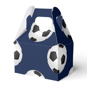 Soccer Ball Sports Pattern Favor Boxes