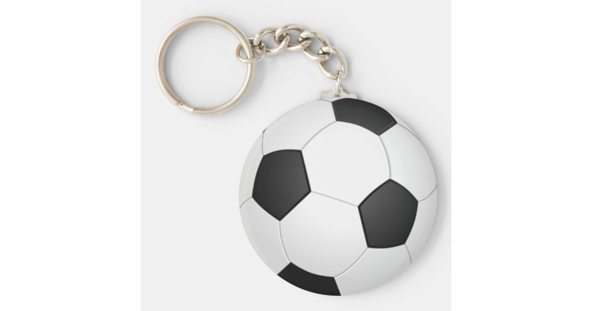 Soccer Ball Sports Pattern Keychain