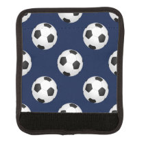 Soccer Ball Sports Pattern Luggage Handle Wrap