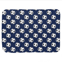 Soccer Ball Sports Pattern Receiving Blanket