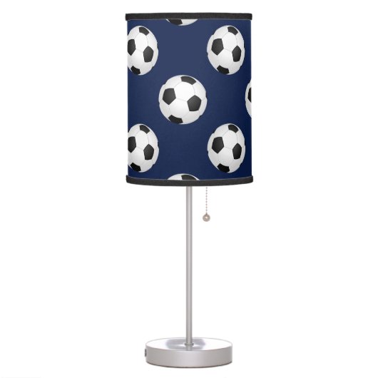 Soccer Ball Sports Pattern Table Lamp (Left)