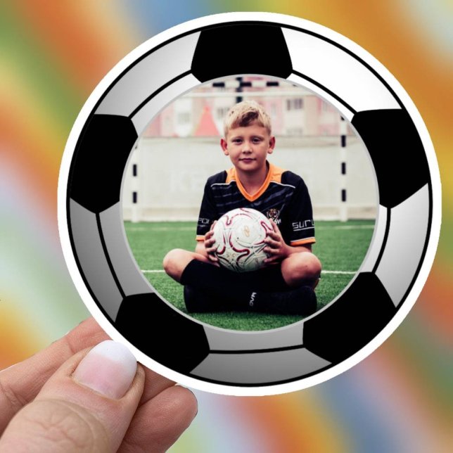 Soccer Ball Sports Photo Sticker (Soccer or Football Sticker)