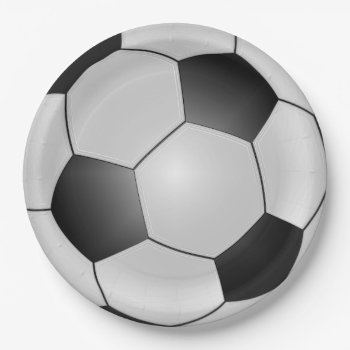 Soccer Ball Sports Plates by TheShirtBox at Zazzle