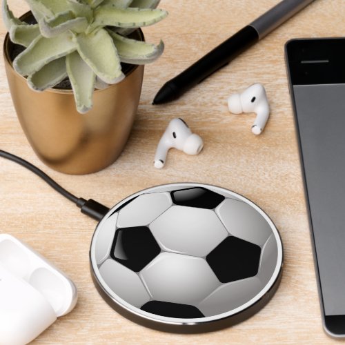 Soccer Ball Sports Theme Wireless Charger