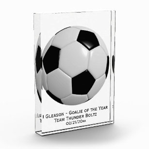Soccer Ball Sports Trophy Acrylic Award