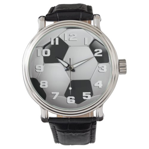 Soccer Ball Sportsman Wrist Watch