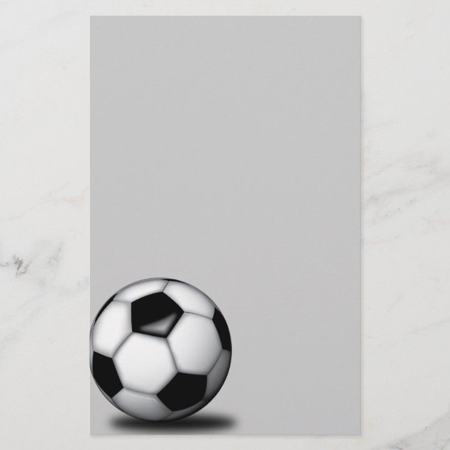 Soccer Ball Stationery (Front)