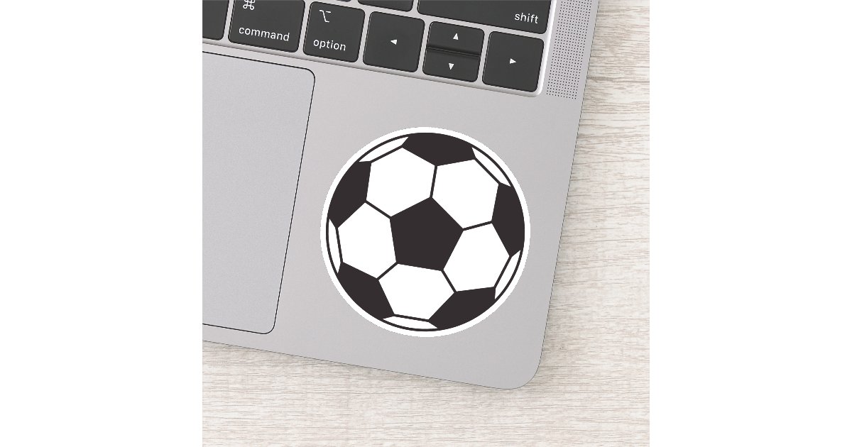 Soccer ball sticker Zazzle