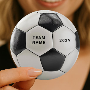 Soccer Ball Sticker   Personalized Team Name Year