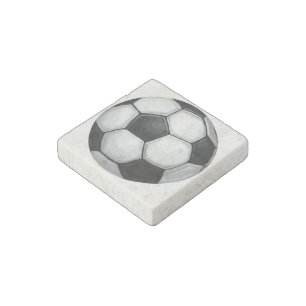 Soccer Ball Stone Magnet
