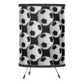 Soccer Ball Style Pattern Tripod Lamp (Left)