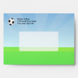 Soccer Ball Sunny Day Envelope