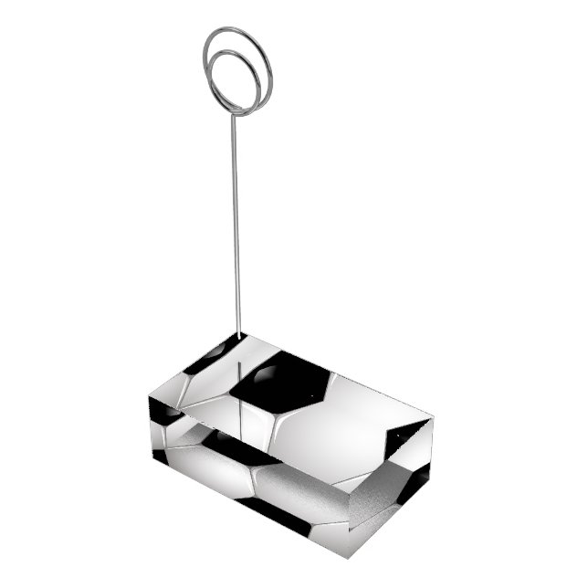 Soccer Ball Table Card Holder (Corner)