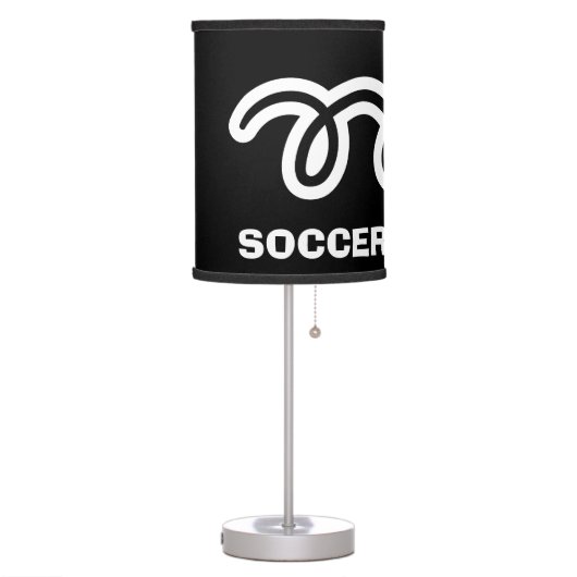 Soccer ball table lamp design (Left)