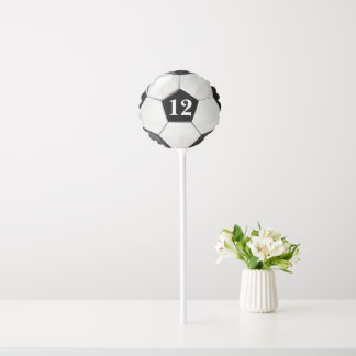Soccer Ball Table Number Balloon