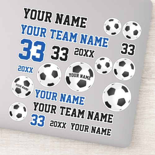 Soccer Ball Team Name Football Soccer Player Sticker