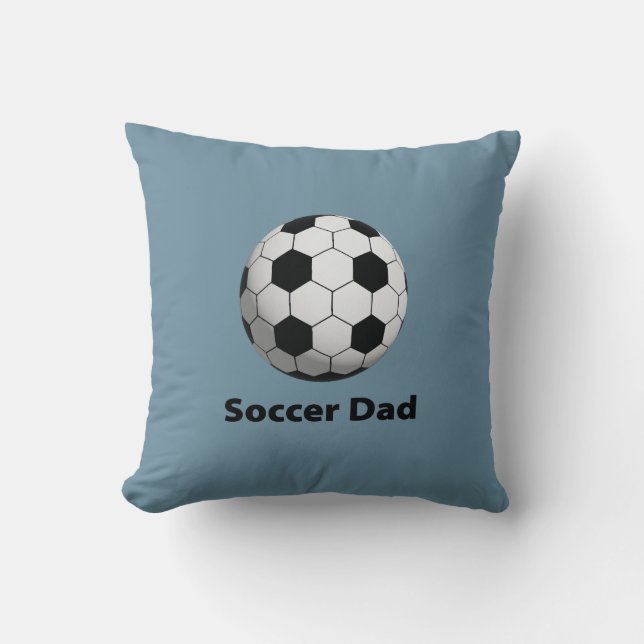 Soccer Ball Throw Pillow (Front)