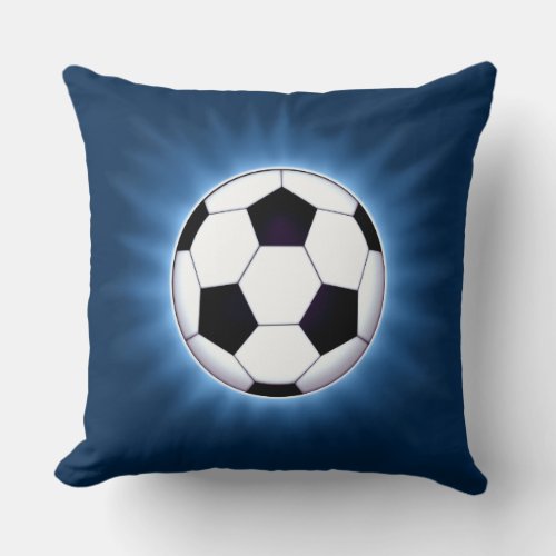 Soccer Ball Throw Pillow