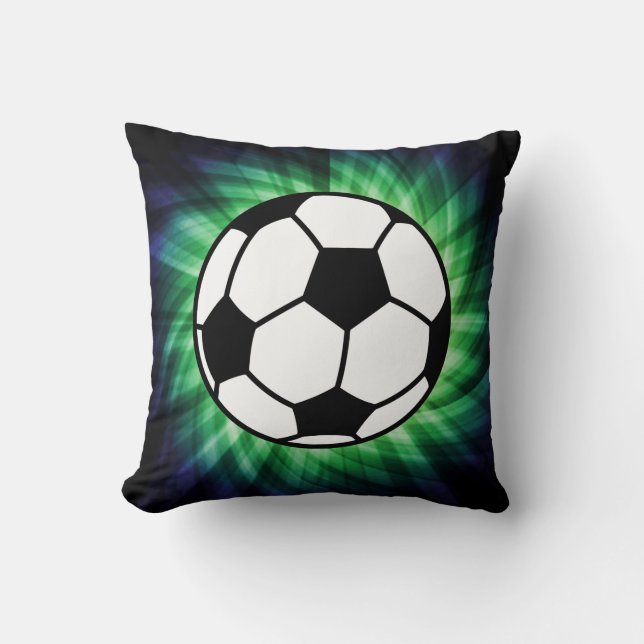 Soccer Ball Throw Pillow (Front)