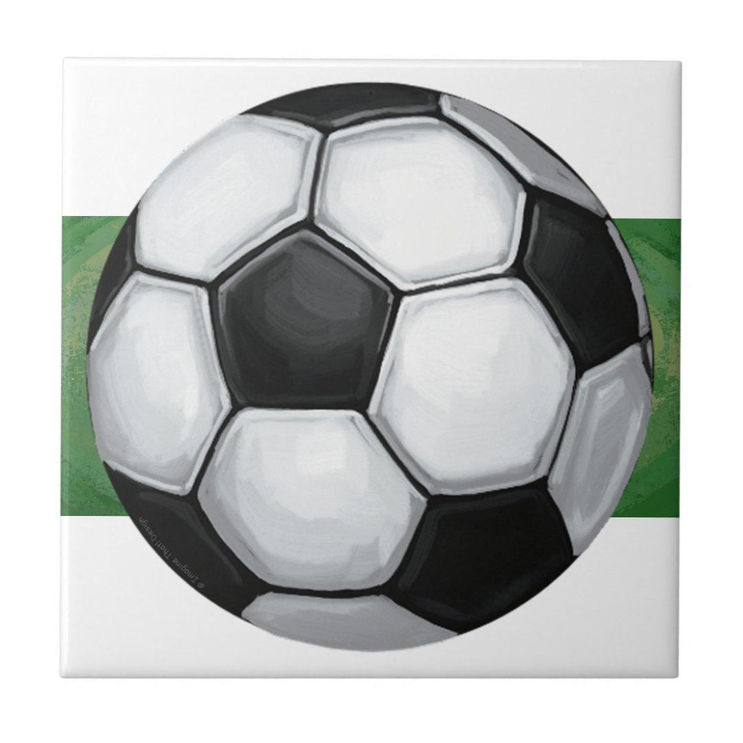 Soccer Ball Tile Zazzle
