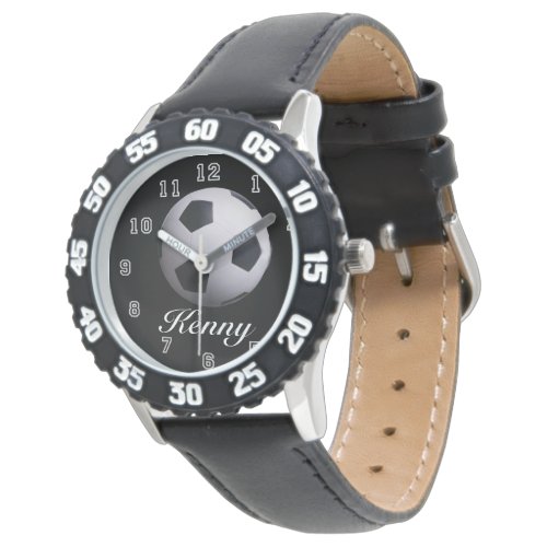 Soccer Ball Time Wrist Watch